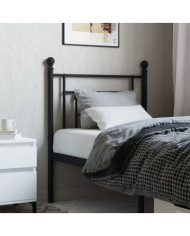 Tête de lit métal noir 75 cm | Mobilier & Déco