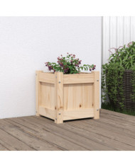 Jardinière 31x31x31 cm bois de pin massif | Mobilier & Déco