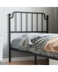 Tête de lit métal noir 90 cm | Mobilier & Déco