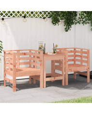 Chaises de jardin lot de 2 61,5x53x71 cm bois massif de douglas | Mobilier & Déco