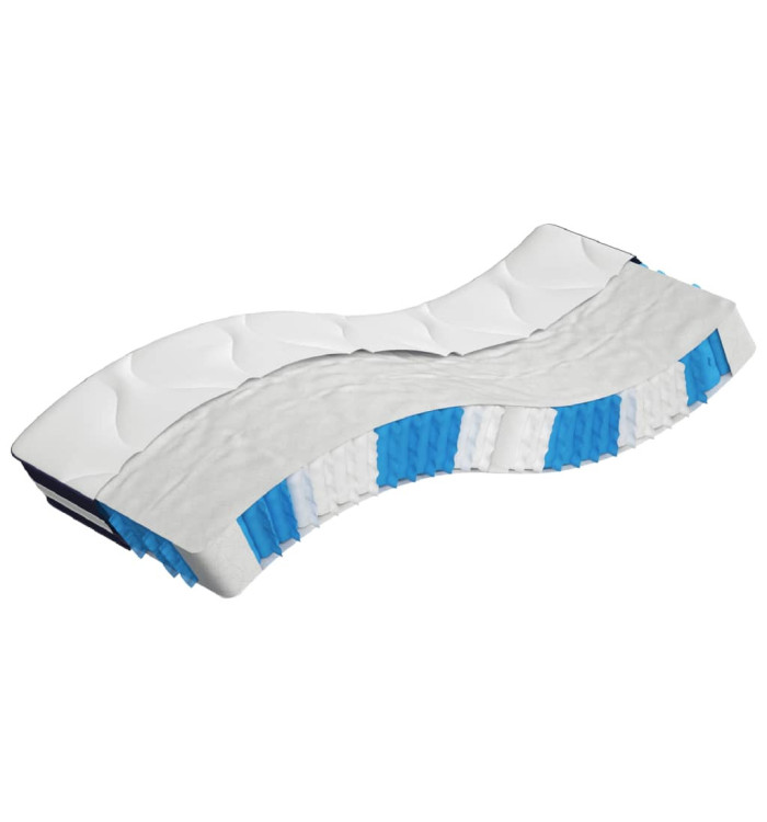 Matelas à ressorts ensachés dureté moyenne 90x200 cm | Mobilier & Déco