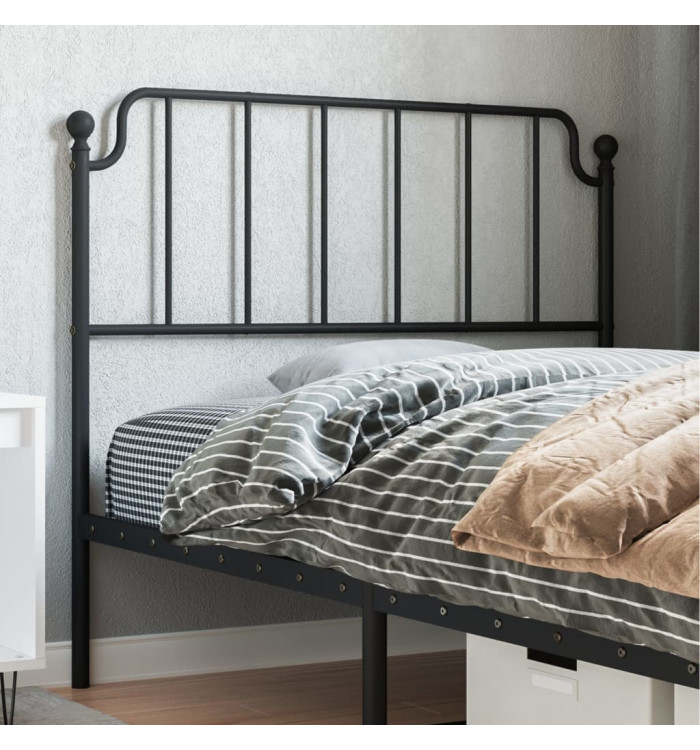 Tête de lit métal noir 107 cm | Mobilier & Déco