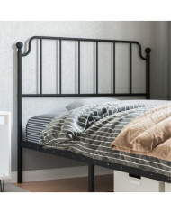 Tête de lit métal noir 107 cm | Mobilier & Déco