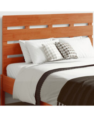 Tête de lit cire marron 135 cm bois massif de pin | Mobilier & Déco