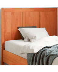 Tête de lit cire marron 100 cm bois massif de pin | Mobilier & Déco