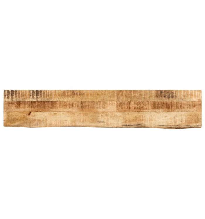 Dessus de table 180x20x2,5cm bord vif bois massif manguier brut | Mobilier & Déco
