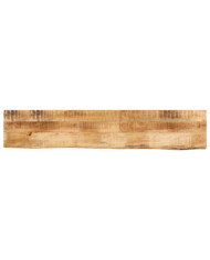 Dessus de table 180x20x2,5cm bord vif bois massif manguier brut | Mobilier & Déco