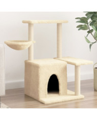 Arbre à chat avec griffoirs en sisal Crème 83 cm | Mobilier & Déco