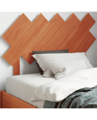 Tête de lit cire marron 100 cm bois massif de pin | Mobilier & Déco