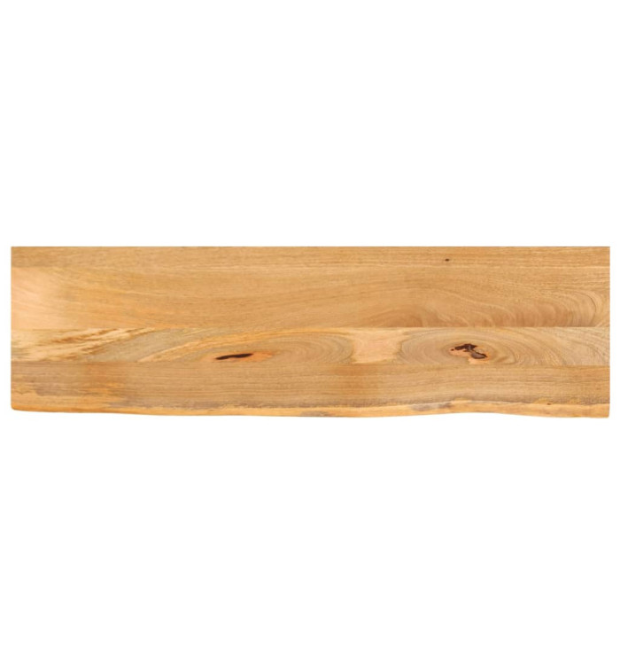 Dessus de table à bord vivant 110x40x2,5cm bois massif manguier | Mobilier & Déco