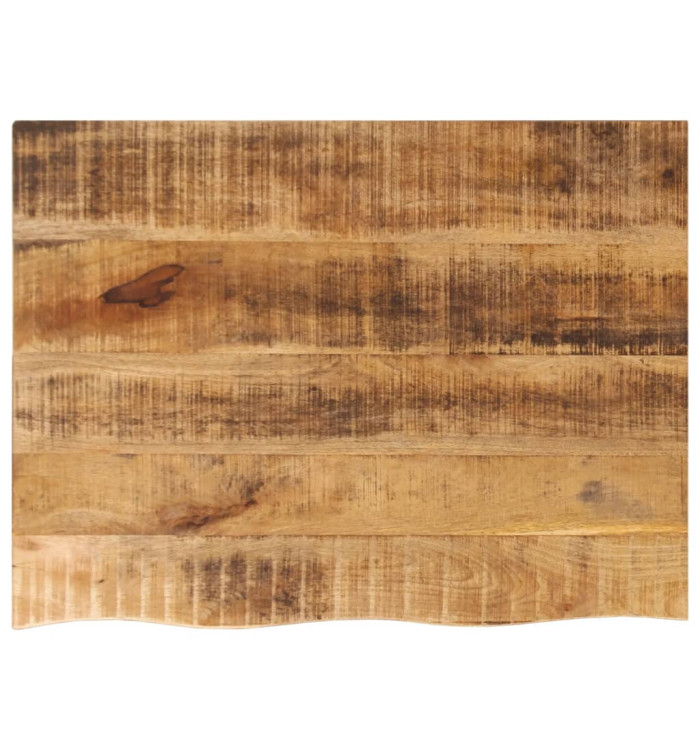 Dessus de table 90x60x2,5 cm bord vif bois massif manguier brut | Mobilier & Déco