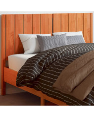Tête de lit cire marron 135 cm bois massif de pin | Mobilier & Déco