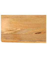 Dessus de table à bord vivant 50x40x2,5 cm bois massif manguier | Mobilier & Déco