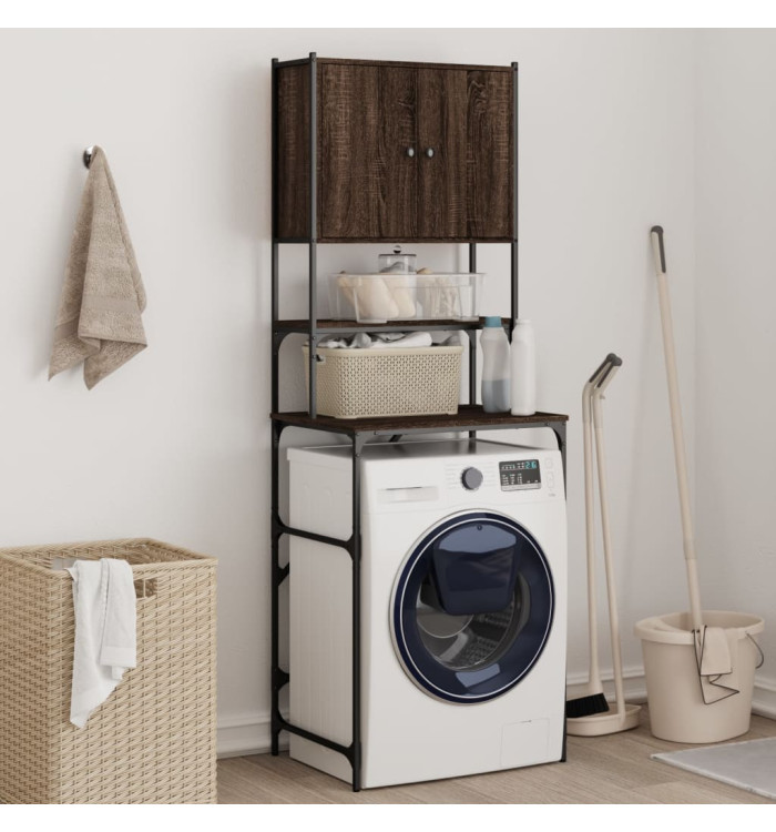 Armoire de machine à laver chêne marron 68x48,5x194 cm | Mobilier & Déco