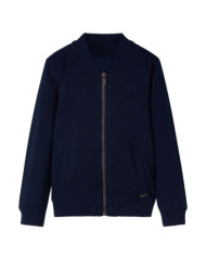 Sweatshirt pour enfants avec fermeture éclair bleu marine 140 | Mobilier & Déco