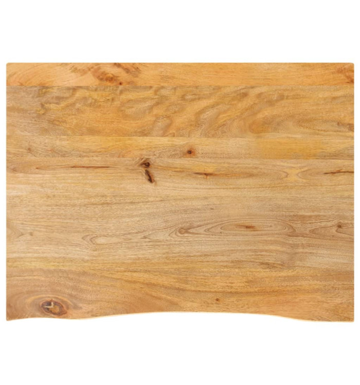Dessus de table à bord vivant 70x60x2,5 cm bois massif manguier | Mobilier & Déco