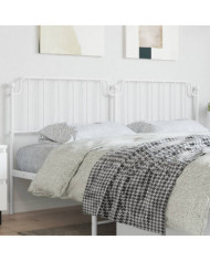 Tête de lit métal blanc 200 cm | Mobilier & Déco