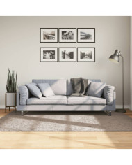 Tapis shaggy PAMPLONA poils longs moderne beige 140x200 cm | Mobilier & Déco