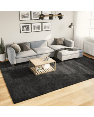 Tapis shaggy PAMPLONA poils longs moderne anthracite 240x340 cm | Mobilier & Déco