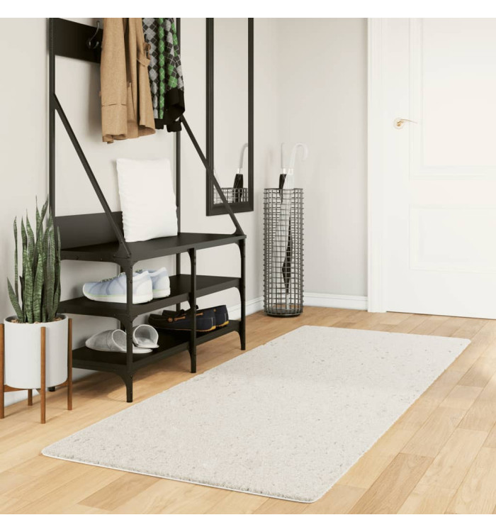 Tapis OVIEDO à poils courts beige 80x200 cm | Mobilier & Déco