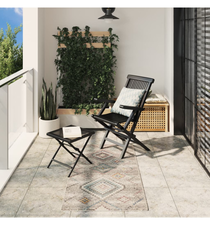 Tapis ARBIZU intérieur extérieur design vintage 80x150 cm | Mobilier & Déco
