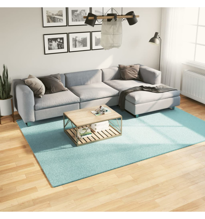 Tapis OVIEDO à poils courts vert 200x280 cm | Mobilier & Déco