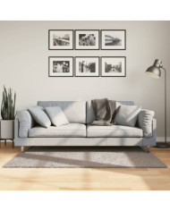 Tapis shaggy PAMPLONA poils longs moderne beige 80x150 cm | Mobilier & Déco