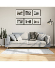 Tapis OVIEDO à poils courts gris 80x150 cm | Mobilier & Déco