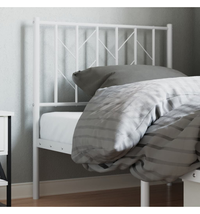 Tête de lit métal blanc 80 cm | Mobilier & Déco