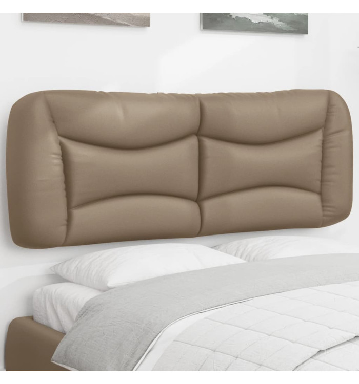 Coussin de tête de lit cappuccino 140 cm similicuir | Mobilier & Déco