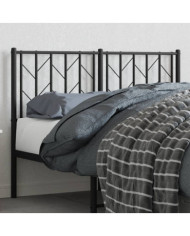 Tête de lit métal noir 120 cm | Mobilier & Déco