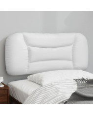 Coussin de tête de lit blanc 90 cm similicuir | Mobilier & Déco
