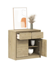 Buffet SAUDA chêne 80x43x75,5 cm bois massif de pin | Mobilier & Déco