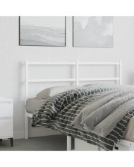 Tête de lit métal blanc 135 cm | Mobilier & Déco