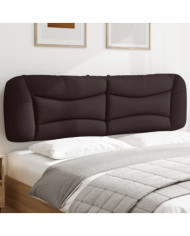 Coussin de tête de lit marron foncé 180 cm tissu | Mobilier & Déco