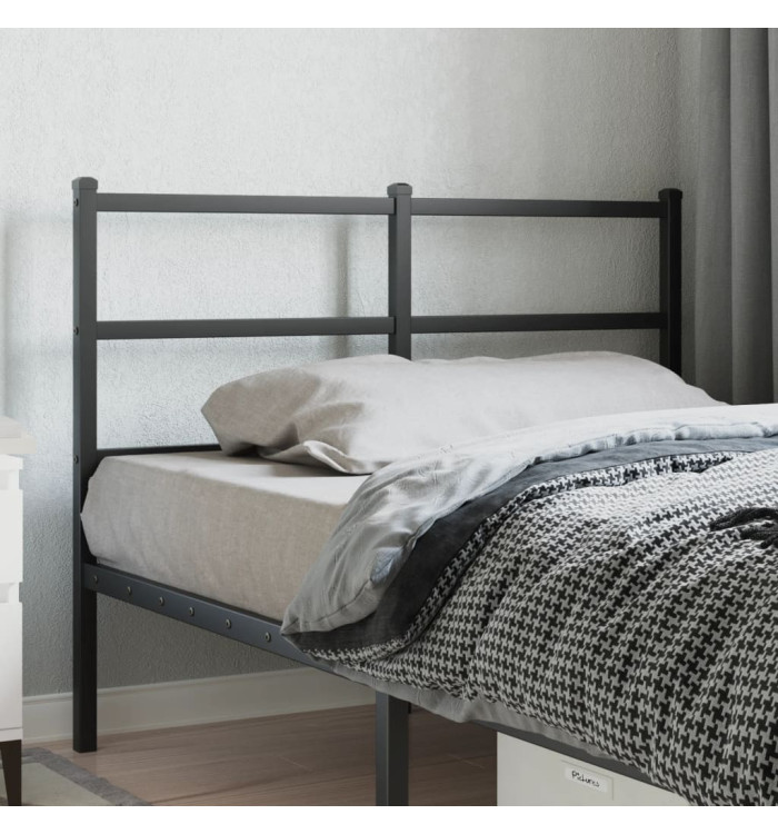 Tête de lit métal noir 120 cm | Mobilier & Déco