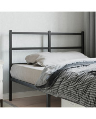 Tête de lit métal noir 120 cm | Mobilier & Déco