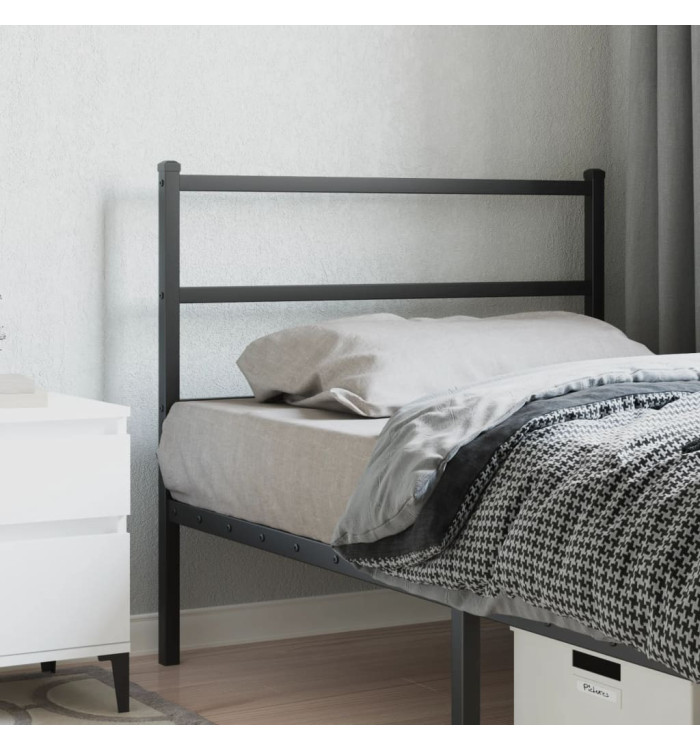 Tête de lit métal noir 100 cm | Mobilier & Déco