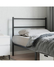 Tête de lit métal noir 100 cm | Mobilier & Déco