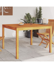 Table à manger de jardin 110x110x75 cm bois d'acacia massif | Mobilier & Déco