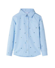 Chemise pour enfant bleu clair 140 | Mobilier & Déco