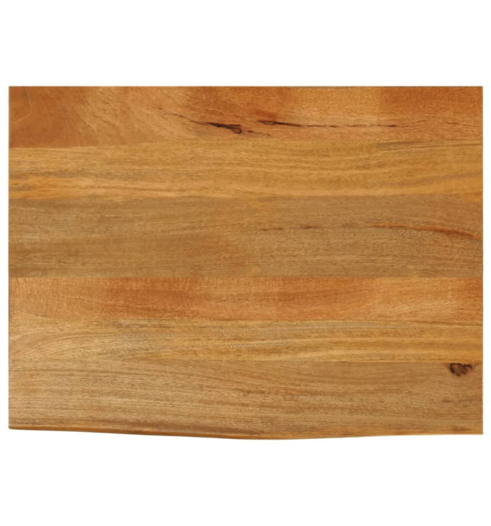 Dessus de table à bord vivant 90x60x2,5 cm bois massif manguier | Mobilier & Déco