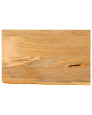 Dessus de table à bord vivant 60x20x3,8 cm bois massif manguier | Mobilier & Déco