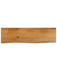 Dessus de table à bord vivant 120x40x2,5cm bois massif manguier | Mobilier & Déco