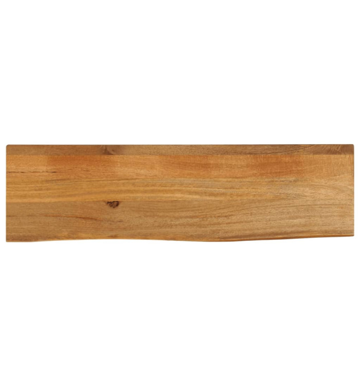 Dessus de table à bord vivant 110x30x3,8cm bois massif manguier | Mobilier & Déco