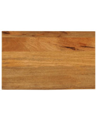 Dessus de table à bord vivant 50x30x2,5 cm bois massif manguier | Mobilier & Déco