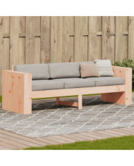 Canapé de jardin 3 places 189x60x62 cm bois massif de douglas | Mobilier & Déco