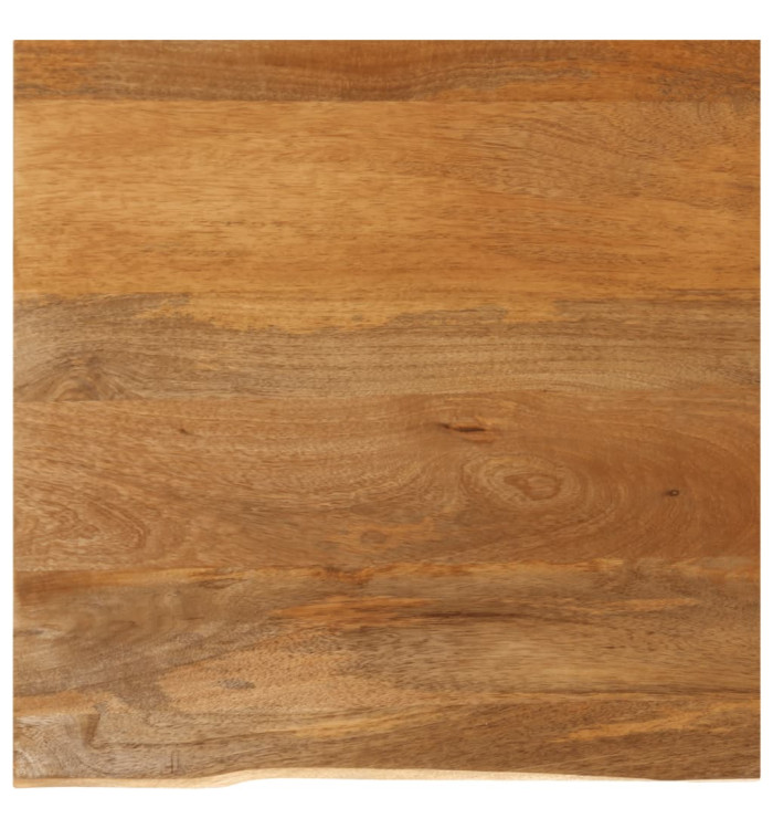 Dessus de table à bord vivant 40x40x3,8 cm bois massif manguier | Mobilier & Déco