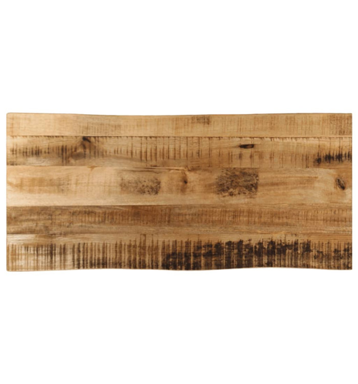 Dessus de table bord vivant 90x40x2,5 cm bois de manguier brut | Mobilier & Déco