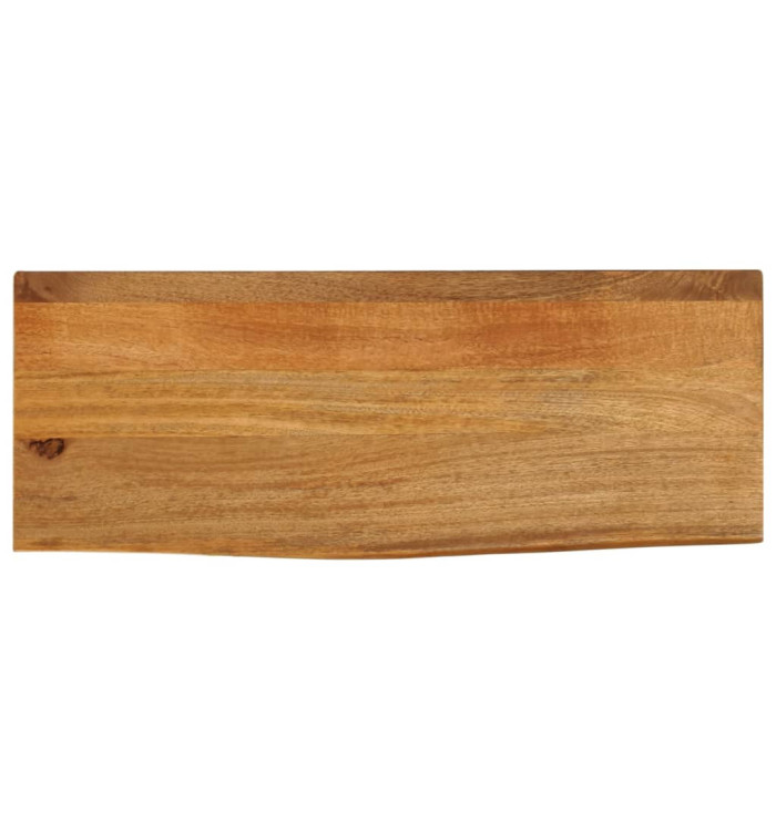 Dessus de table à bord vivant 80x20x2,5 cm bois massif manguier | Mobilier & Déco